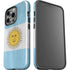 Argentina Flag Distressed iPhone 15 Pro Impact Case